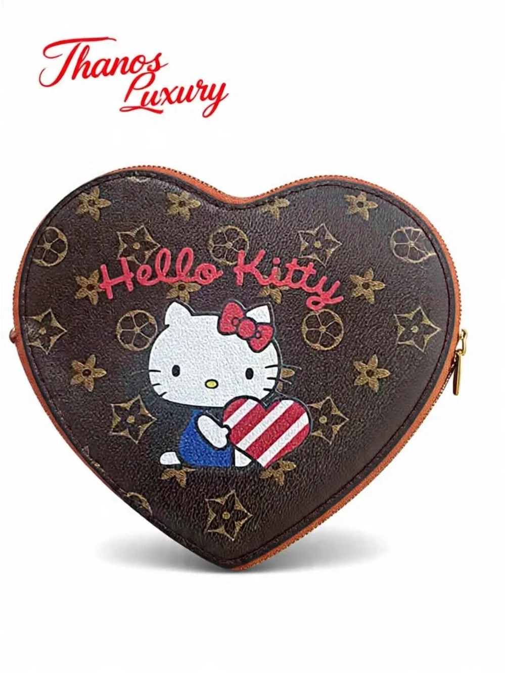 HELLO KITTY WOMENS HEART BAG BUNDLE (MYSTERY DESIGNER PURSE FILL-UP)